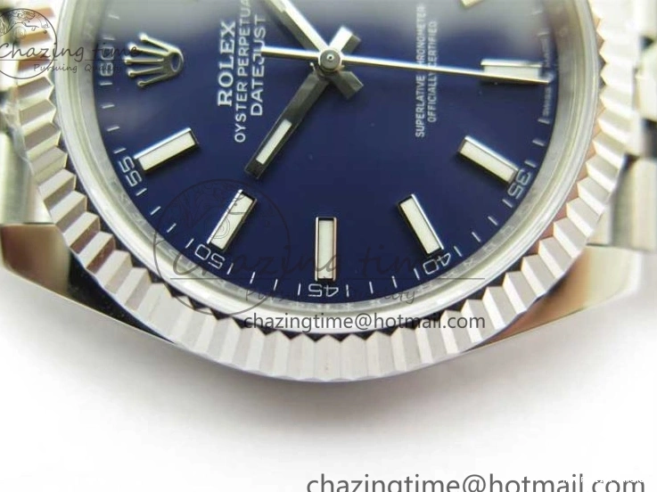 Best AAA Replica Sites Bracelet Best 1:1 41 Marker ZF 2438 Steel 126334 Blue Dial A 904L Stick Edition on Jubilee DateJust Compact 1217